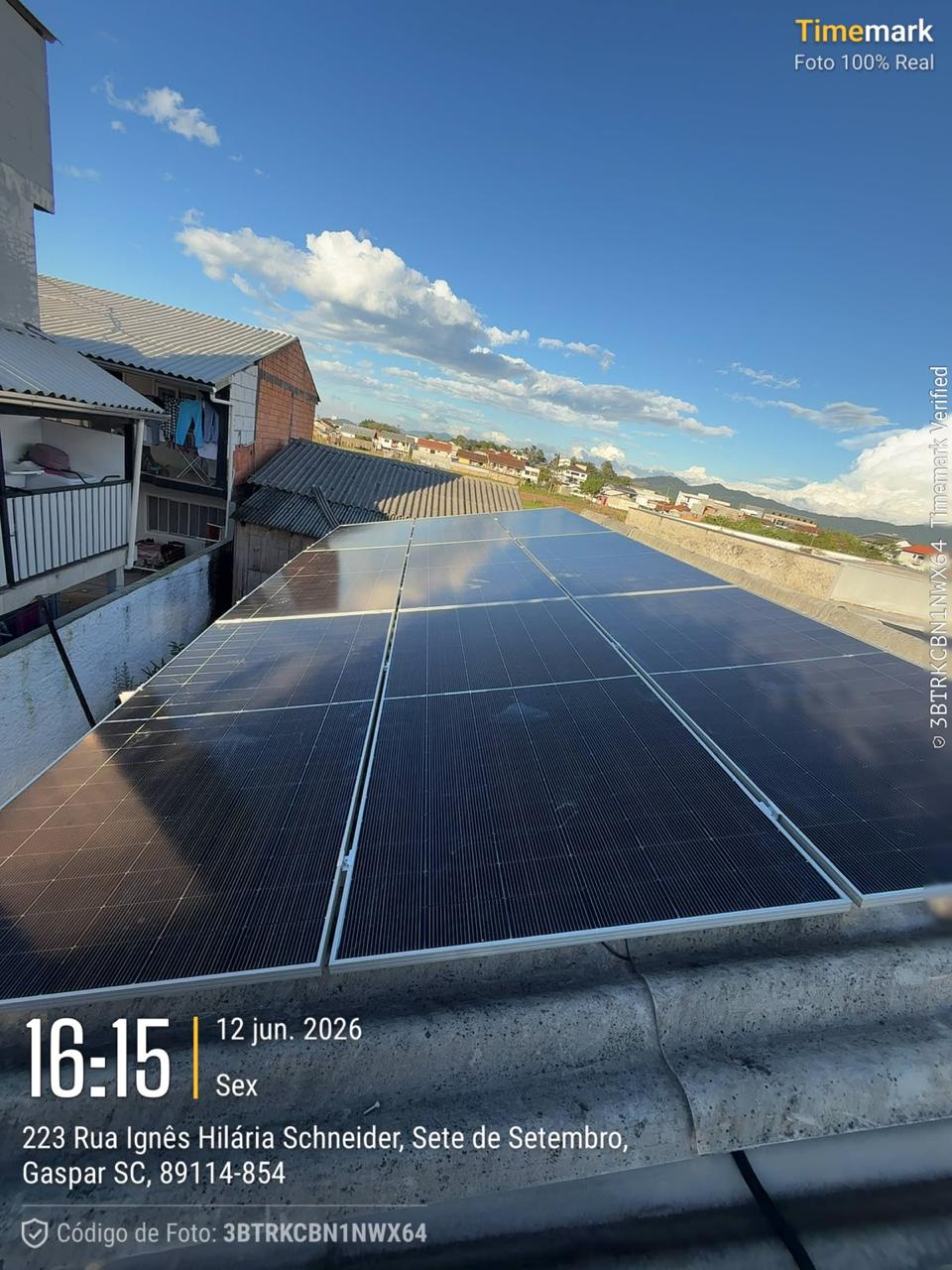 Instalação de energia solar da First Sun — Obra nº 02 • instalação concluída